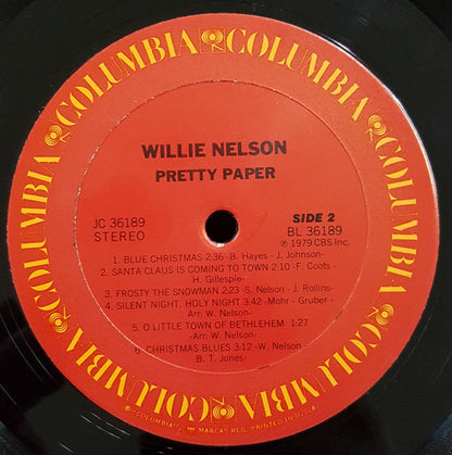 Willie Nelson : Pretty Paper (LP, Album, Emb)