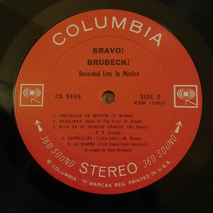 The Dave Brubeck Quartet : Bravo! Brubeck! (LP, Album)