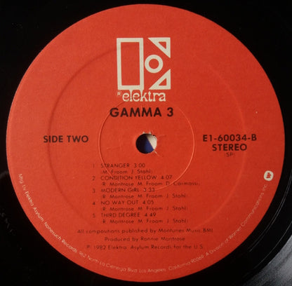 Gamma (5) : Gamma 3 (LP, Album, Spe)