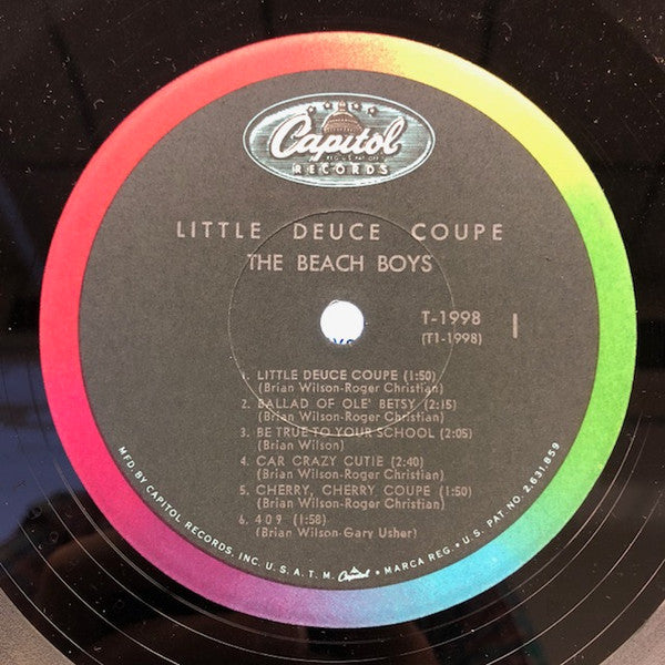 The Beach Boys : Little Deuce Coupe (LP, Album, Mono, Scr)