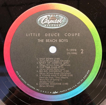 The Beach Boys : Little Deuce Coupe (LP, Album, Mono, Scr)