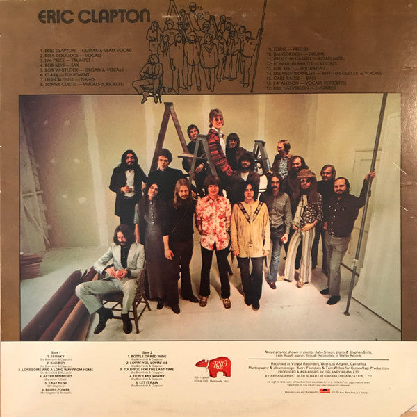 Eric Clapton : Eric Clapton (LP, Album, RE, Pit)