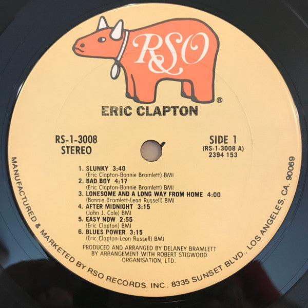 Eric Clapton : Eric Clapton (LP, Album, RE, Pit)