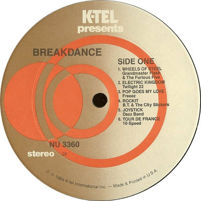 Various : Breakdance -The Best Music For Breaking (LP, Album, Comp, 16 )
