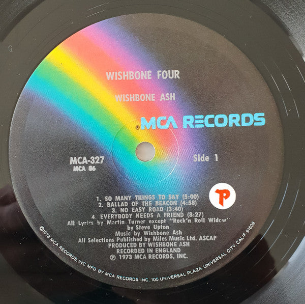 Wishbone Ash : Wishbone Four (LP, Album, Glo)