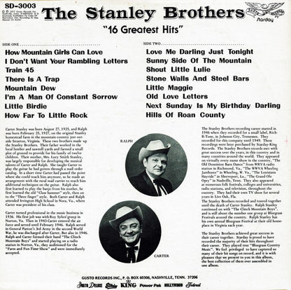 Stanley Brothers* : 16 Greatest Hits (LP, Comp, Hor)
