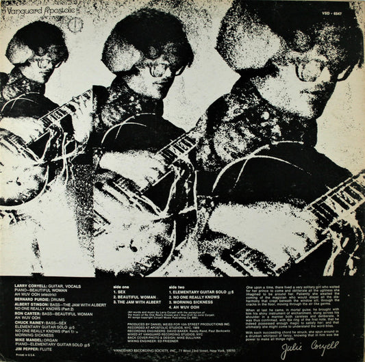 Larry Coryell : Coryell (LP, Album, Pit)