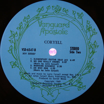 Larry Coryell : Coryell (LP, Album, Pit)