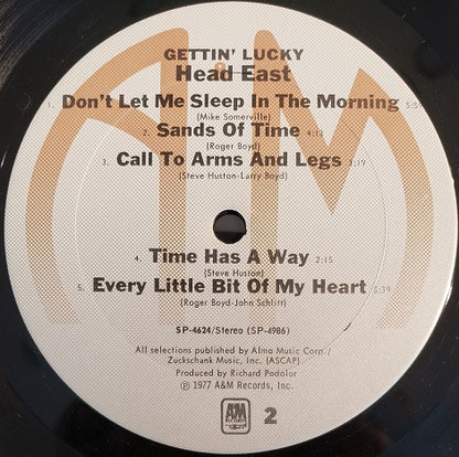 Head East : Gettin' Lucky (LP, Album, Ter)