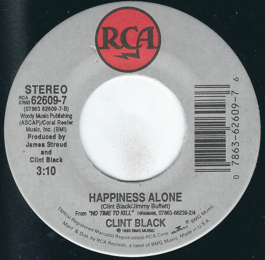 Clint Black : No Time To Kill (7", Single)