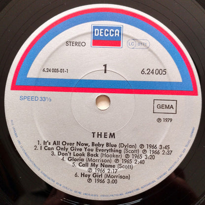 Them (3) Featuring Van Morrison : Them Featuring Van Morrison (LP, Comp, Sil)