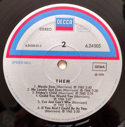 Them (3) Featuring Van Morrison : Them Featuring Van Morrison (LP, Comp, Sil)