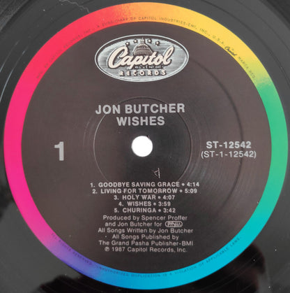 Jon Butcher : Wishes (LP, Album, All)