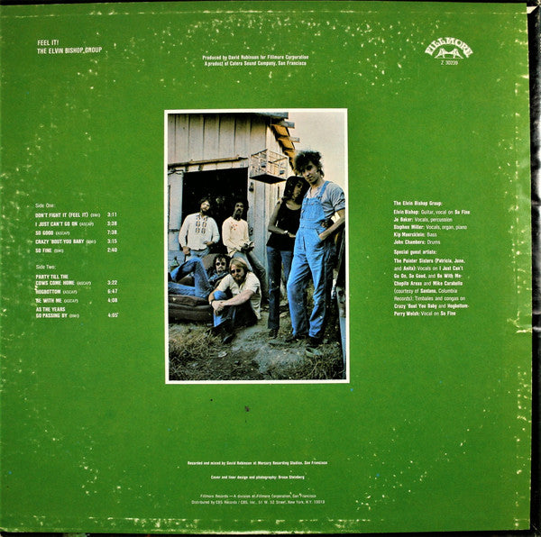 The Elvin Bishop Group : Feel It! (LP, Album, Ter)