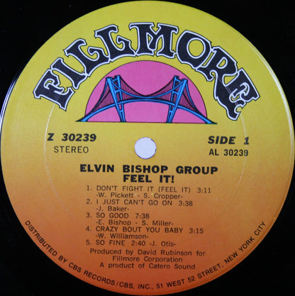 The Elvin Bishop Group : Feel It! (LP, Album, Ter)