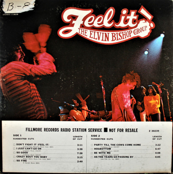 The Elvin Bishop Group : Feel It! (LP, Album, Ter)
