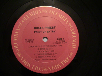 Judas Priest : Point Of Entry (LP, Album, Pit)