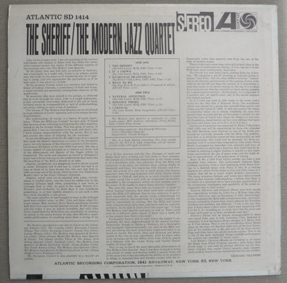 The Modern Jazz Quartet : The Sheriff (LP, Album)