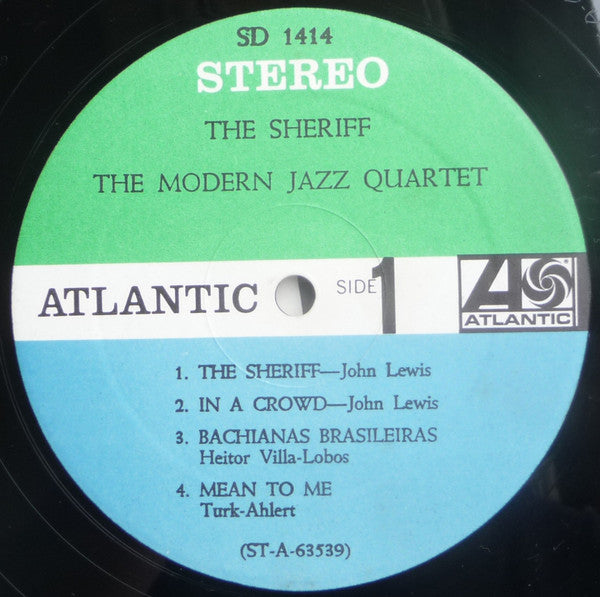 The Modern Jazz Quartet : The Sheriff (LP, Album)
