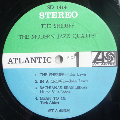 The Modern Jazz Quartet : The Sheriff (LP, Album)