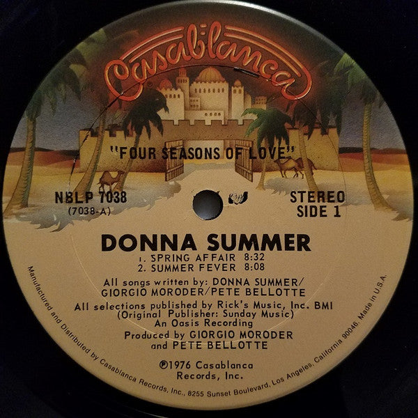 Donna Summer : Four Seasons Of Love (LP, Album, Ter)
