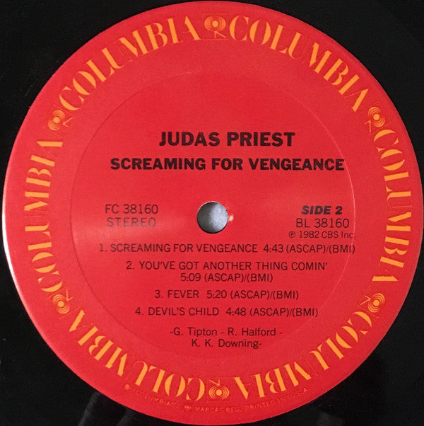Judas Priest : Screaming For Vengeance (LP, Album, Pit)