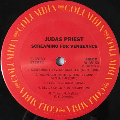 Judas Priest : Screaming For Vengeance (LP, Album, Pit)