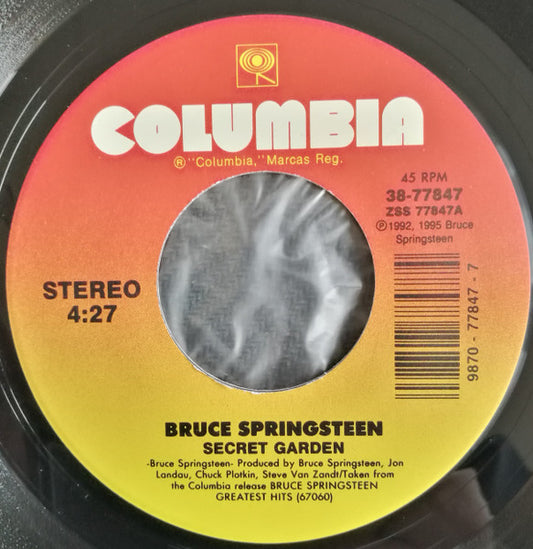 Bruce Springsteen : Secret Garden (7")