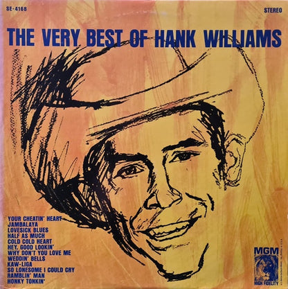 Hank Williams : The Very Best Of Hank Williams (LP, Comp, RE)