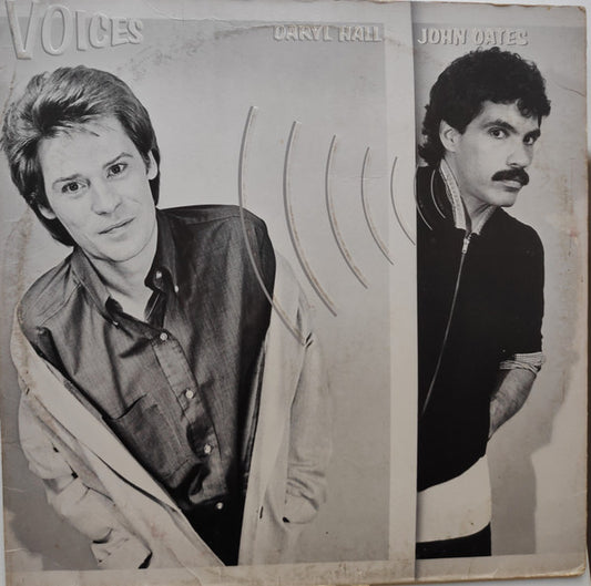 Daryl Hall & John Oates : Voices (LP, Album, Gol)