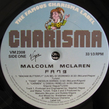 Malcolm McLaren : Fans (LP, Album)