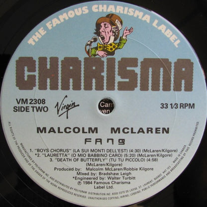 Malcolm McLaren : Fans (LP, Album)