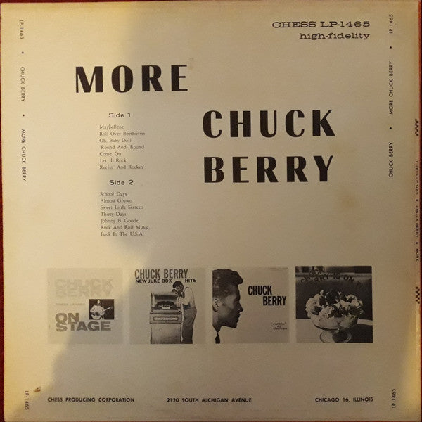 Chuck Berry : More Chuck Berry (LP, Comp)