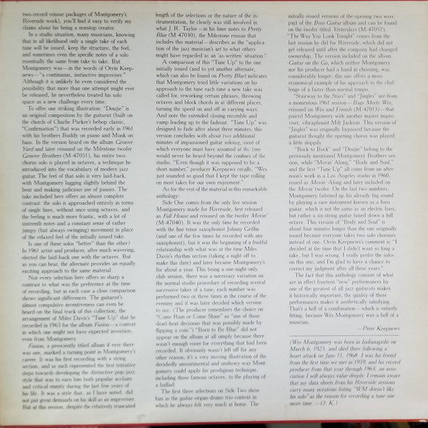 Wes Montgomery : The Alternative Wes Montgomery (2xLP, Album, Comp, RM, Ter)