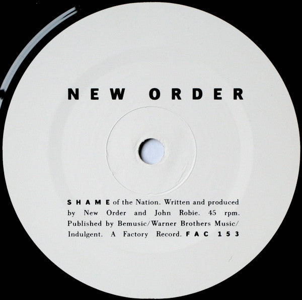 New Order : State Of The Nation / Shame Of The Nation (7", Single, MPO)