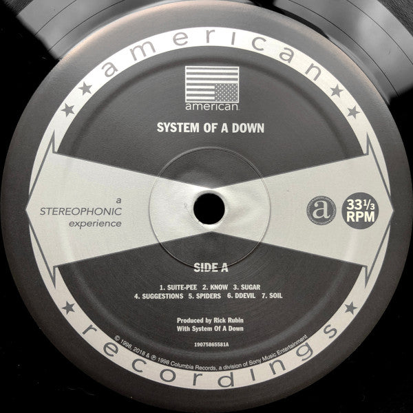 System Of A Down : System Of A Down (LP, Album, RE)