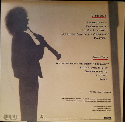Kenny G (2) : Silhouette (LP, Album, All)
