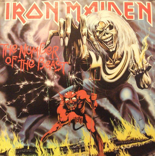 Iron Maiden : The Number Of The Beast (LP, Album, Win)