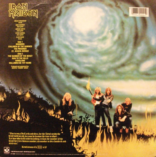 Iron Maiden : The Number Of The Beast (LP, Album, Win)