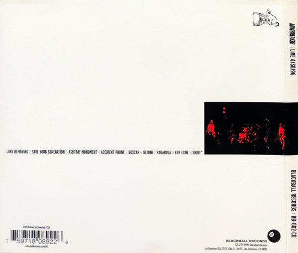 Jawbreaker : Live 4/30/96 (CD, Album, RE, Dig)