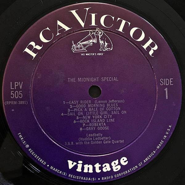 Leadbelly : The Midnight Special (LP, Ind)