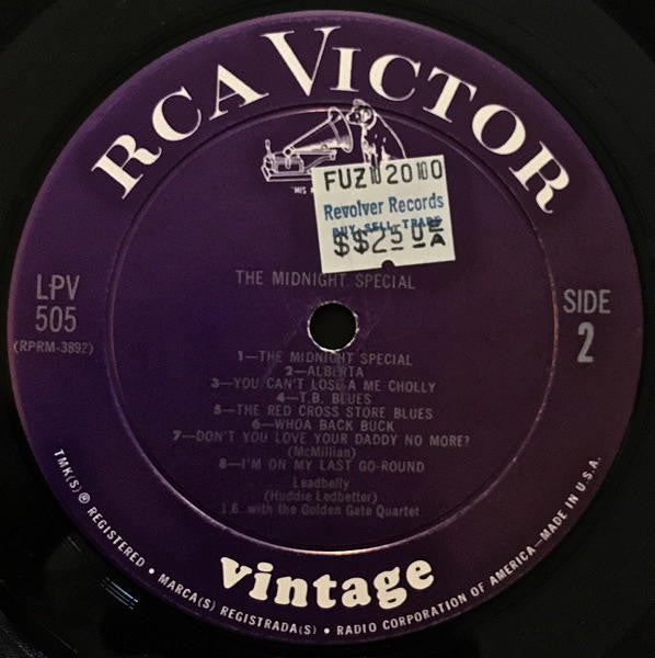 Leadbelly : The Midnight Special (LP, Ind)