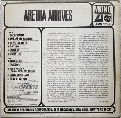 Aretha Franklin : Aretha Arrives (LP, Album, Ter)