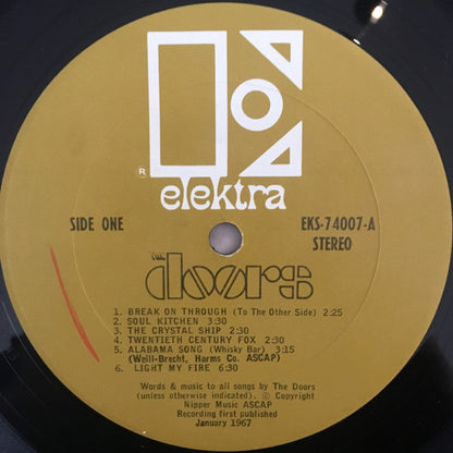 The Doors : The Doors (LP, Album, RP, San)