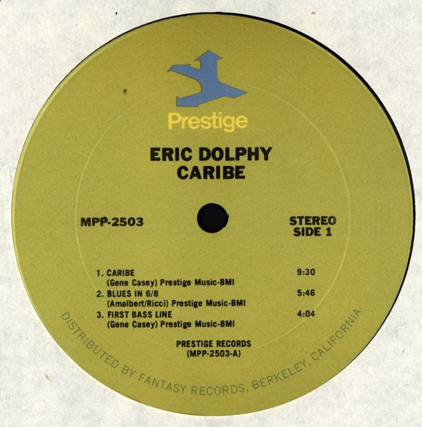 Eric Dolphy With The Latin Jazz Quintet* : Caribé (LP, Album, RE, SXT)