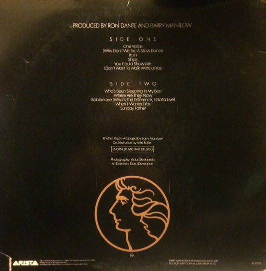 Barry Manilow : One Voice (LP, Album)