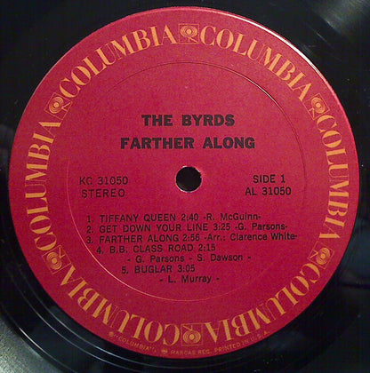 The Byrds : Farther Along (LP, Album, Pit)