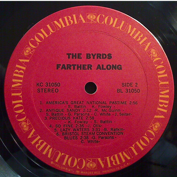 The Byrds : Farther Along (LP, Album, Pit)