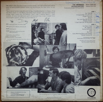 The Monkees : Headquarters (LP, Album, Roc)