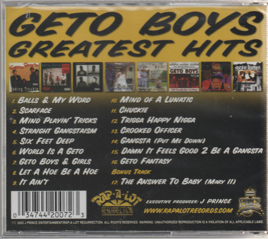 Geto Boys : Greatest Hits (CD, Comp)